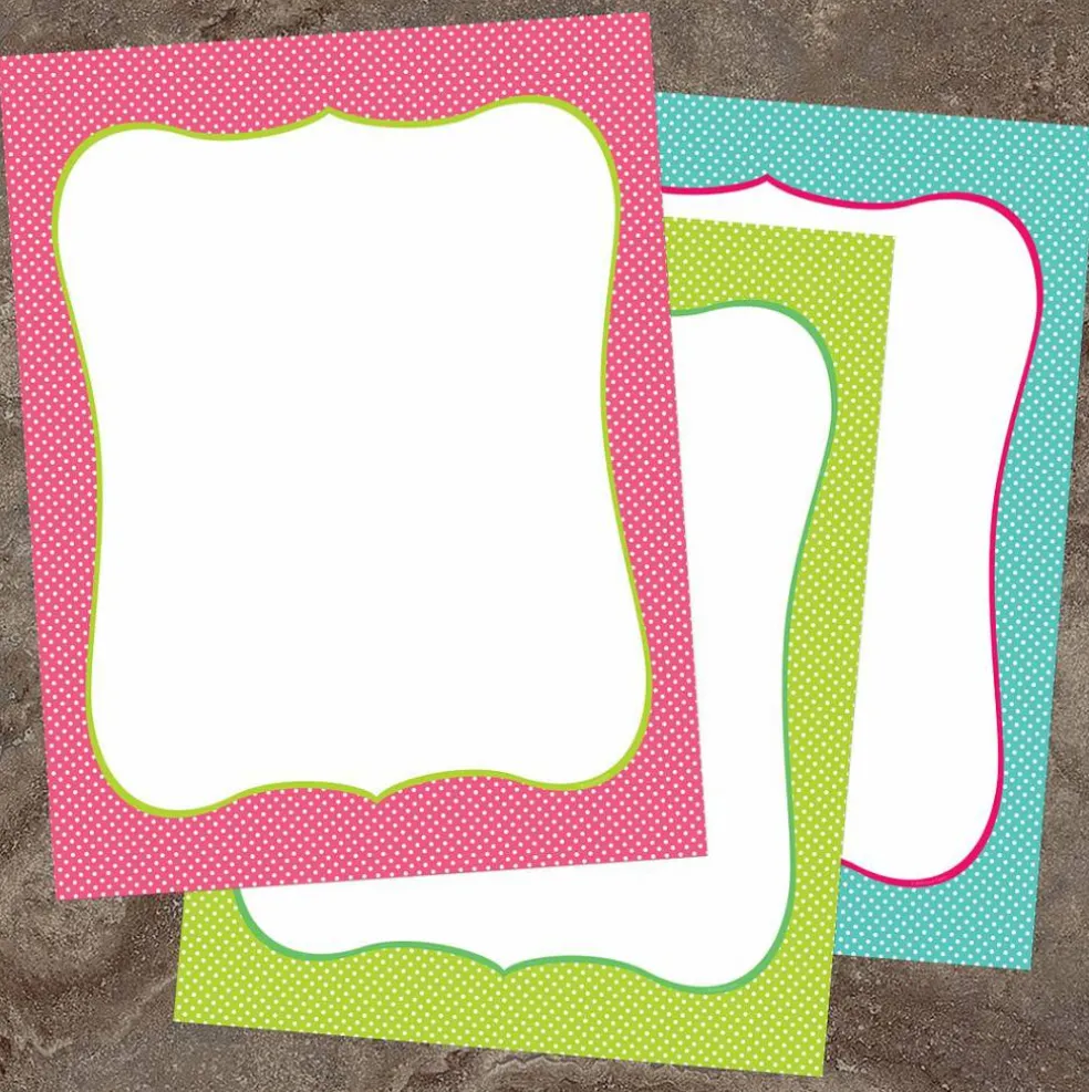 Great Papers! Spring Dots Assortment Stationery Letterhead, Invitations and Announcements, Printer Friendly, 8.5"x11", 60 Pack