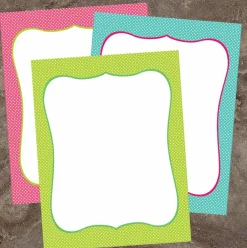 Great Papers! Spring Dots Assortment Stationery Letterhead, Invitations and Announcements, Printer Friendly, 8.5