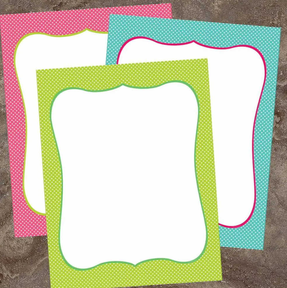 Great Papers! Spring Dots Assortment Stationery Letterhead, Invitations and Announcements, Printer Friendly, 8.5"x11", 60 Pack