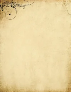 Great Papers! Treble Clef Stationery Letterhead, Invitations and Announcements, Printer Friendly, 8.5"x11", 80 Pack