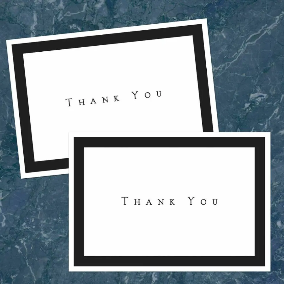 Great Papers! Tuxedo Thank You Note Card, 4.875" x 3.375" (folded), 50 cards/50 envelopes