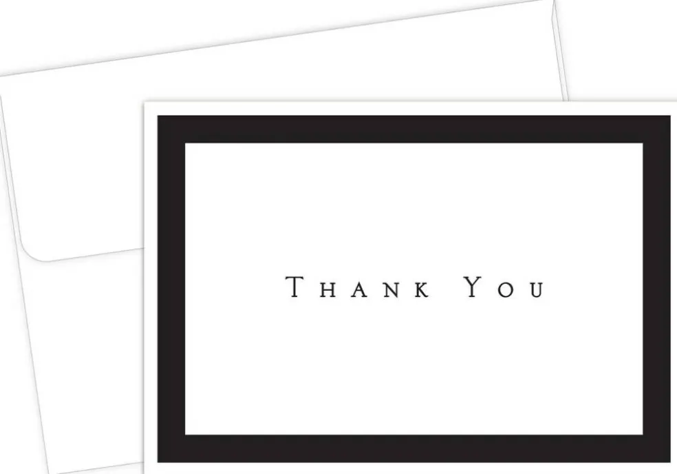 Great Papers! Tuxedo Thank You Note Card, 4.875" x 3.375" (folded), 50 cards/50 envelopes