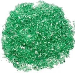 Green Apple Reflective Crushed Glass
