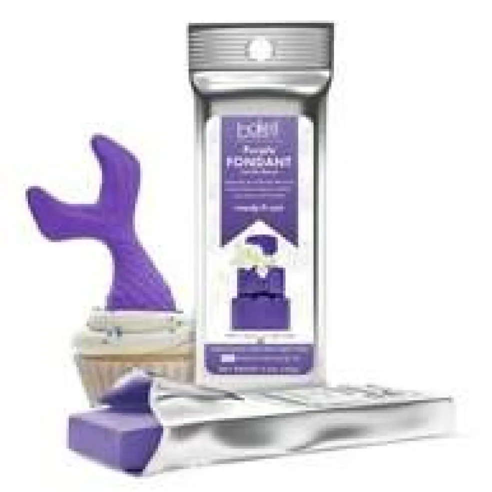 Green Bakell's Satin Ice Vanilla Fondant 4.4 oz. Foil Package