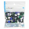 Green & Blue Round Mix Gems by Creatology™