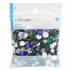 Green & Blue Round Mix Gems by Creatology™