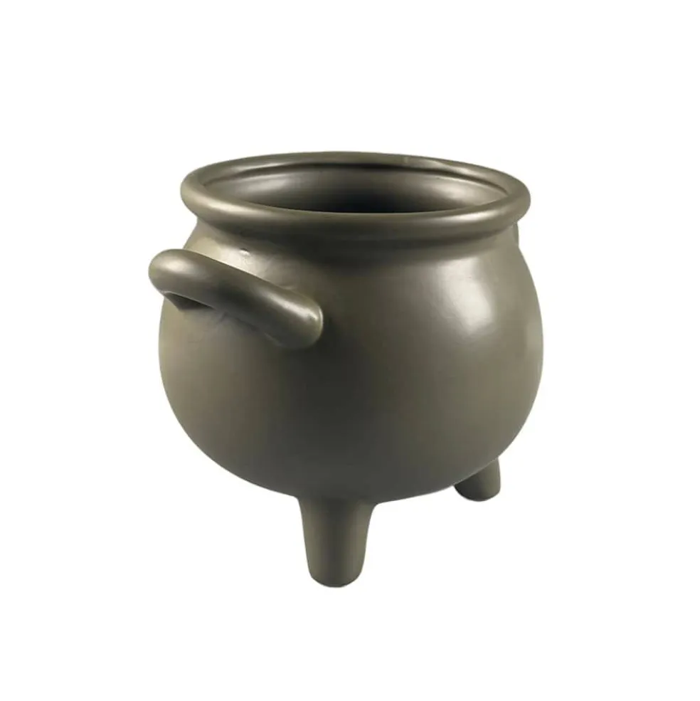 Green Ceramic Cauldron by Ashland®