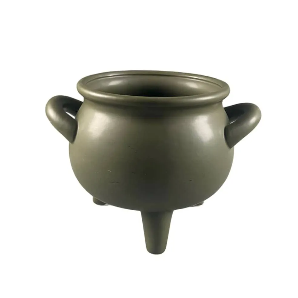 Green Ceramic Cauldron by Ashland®