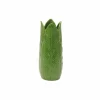 11.75" Green Ceramic Leaf Vase by Ashland®