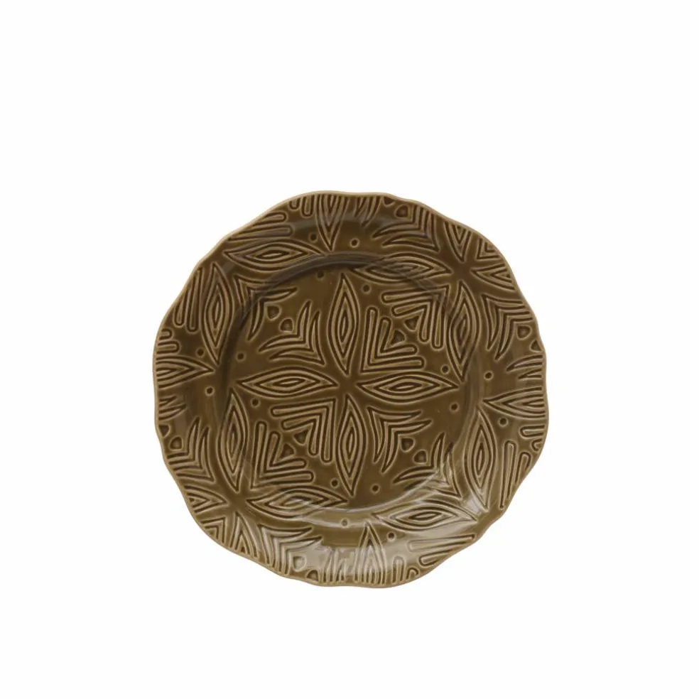 8" Green Ceramic Plate by Ashland®