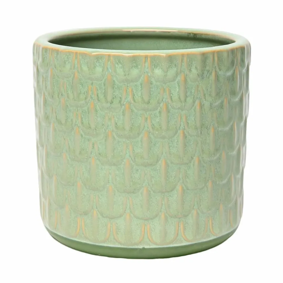 5.75" Green Ceramic Pot by Ashland®