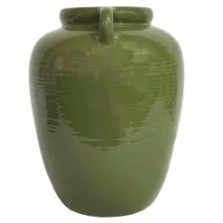 8.25" Green Ceramic Vase by Ashland®