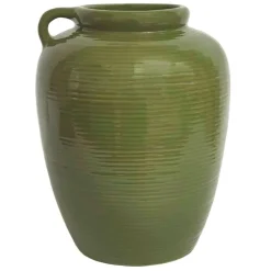 8.25" Green Ceramic Vase by Ashland®