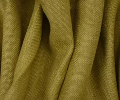 Green Moygashel Solid Woven Irish Linen Home Decorating Fabric By the Yard