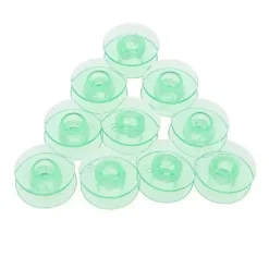 Green Plastic Sewing Machine Bobbin for Viking Machines Durable Non OEM