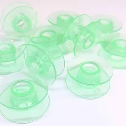 Green Plastic Sewing Machine Bobbin for Viking Machines Durable Non OEM