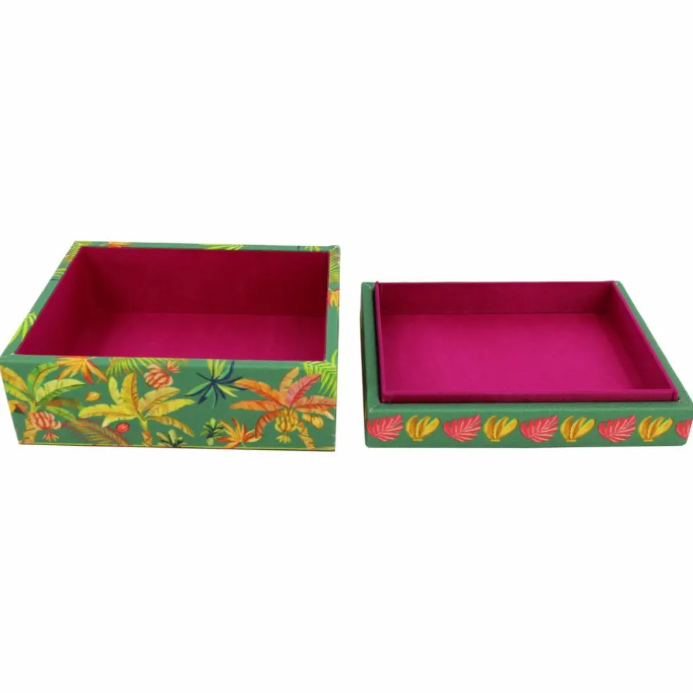 Green Tropical Decorative Box by Ashland®