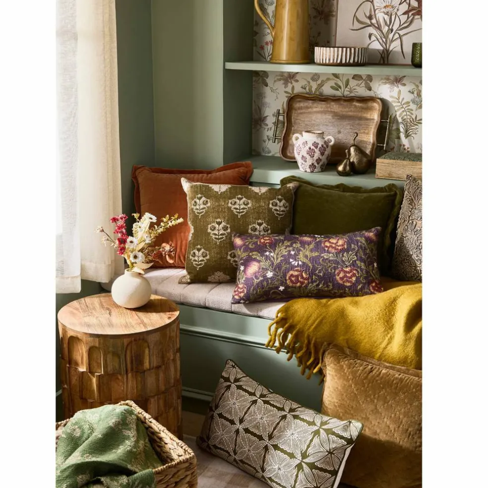18" Green Velvet Pillow by Ashland®