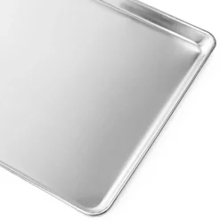 GRIDMANN Commercial Grade Aluminium Cookie Sheet Baking Tray - 6 Pans