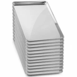 GRIDMANN Commercial Grade Aluminum Cookie Sheet Baking Tray - 12 Pans