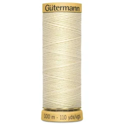 Gütermann 110yd. Natural Mercerized Cotton Thread
