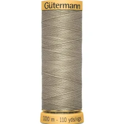 Gütermann 110yd. Natural Mercerized Cotton Thread