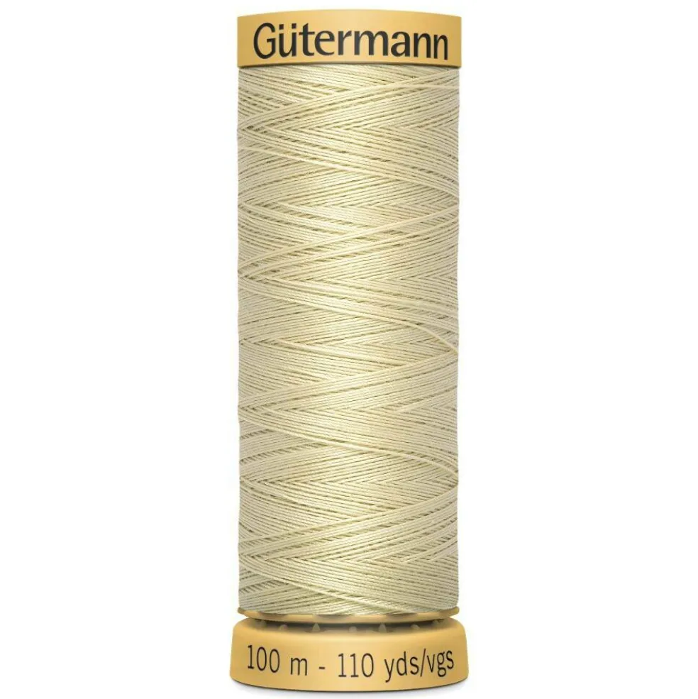 Gütermann 110yd. Natural Mercerized Cotton Thread