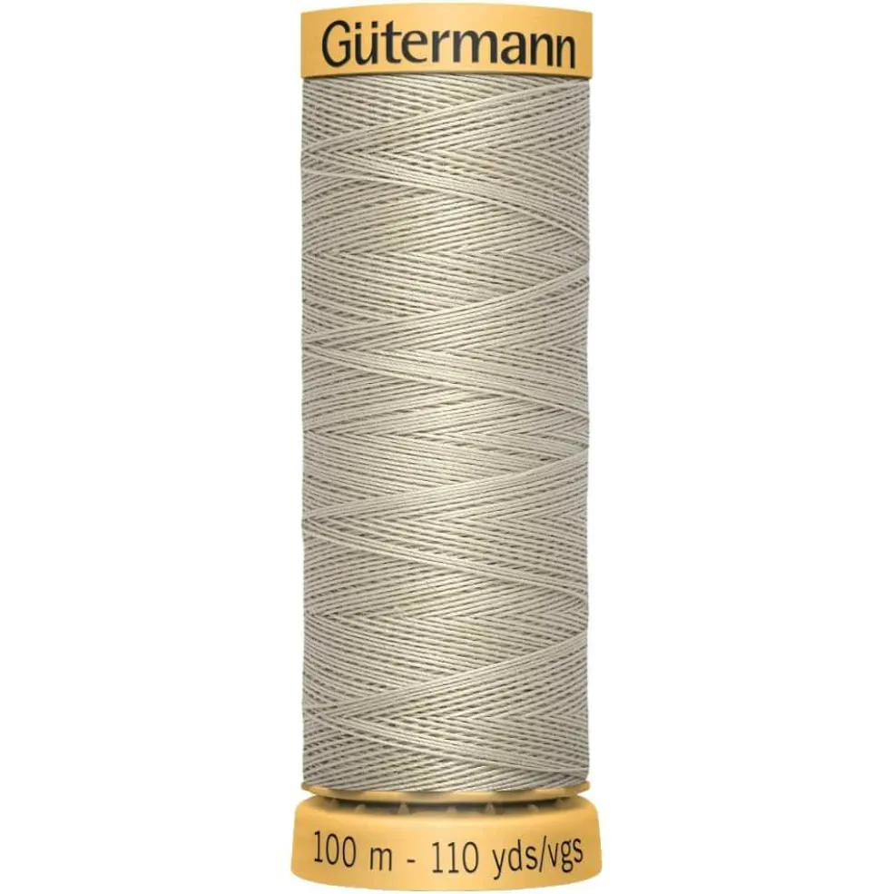 Gütermann 110yd. Natural Mercerized Cotton Thread