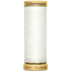 Gütermann 110yd. Natural Mercerized Cotton Thread