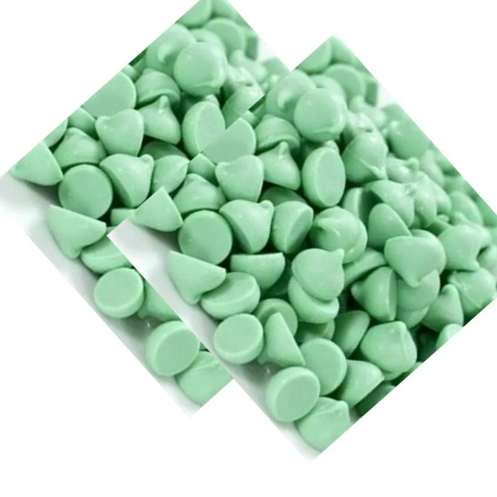 Guittard Green Mint Cookie Drops One Pound