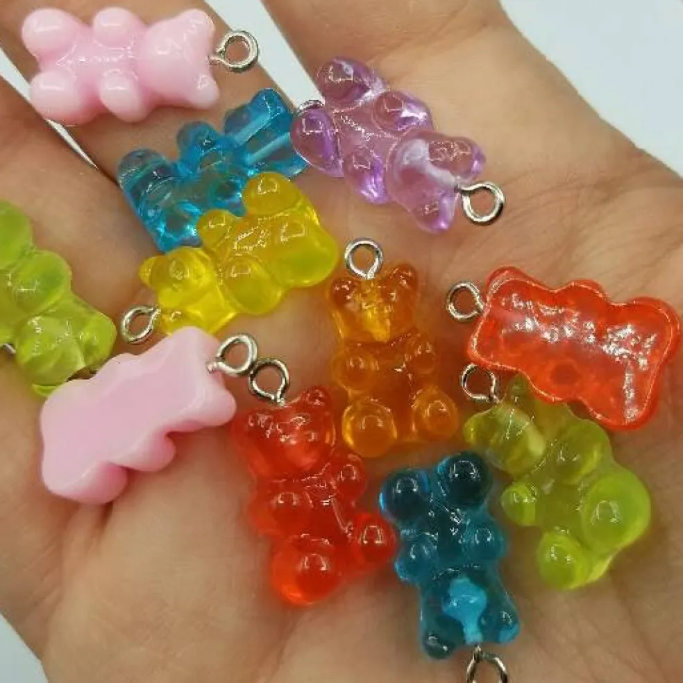 Gummy Bear Beads, Candy Charms