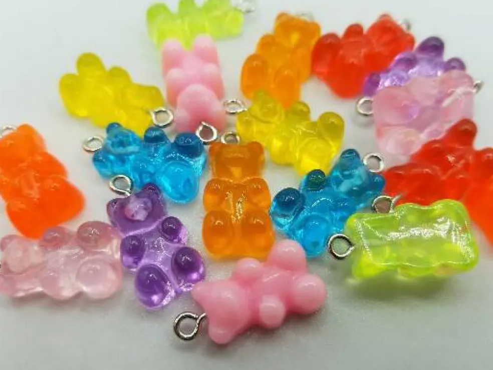 Gummy Bear Beads, Candy Charms