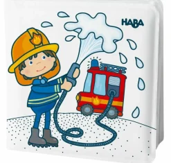 HABA Magic Color Changing Bath Book: Fire Brigade, Bath Toys for Toddlers, Water Toys for Toddlers 1-3 & Water Table Accessories