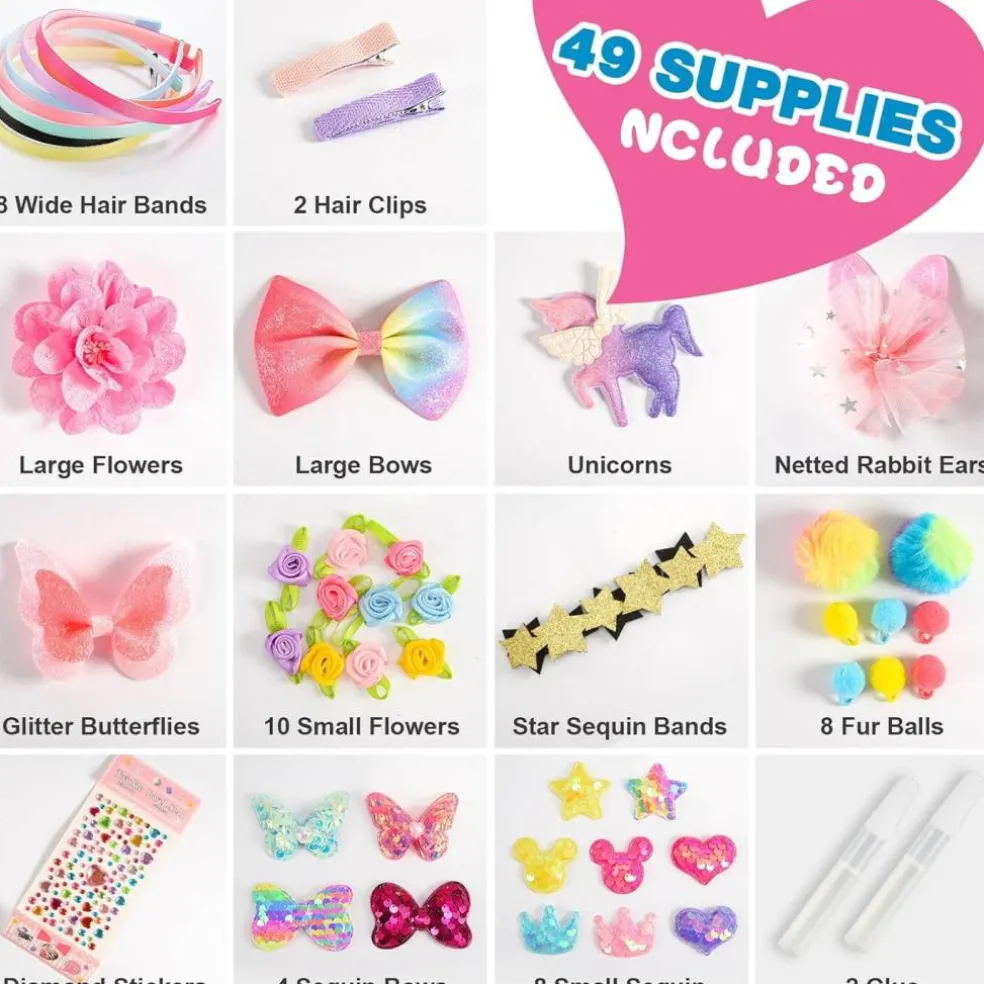 Hair Accessories for Girls (Multicolor)