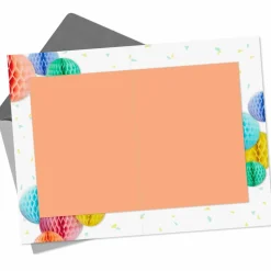 Hallmark Yay Gold Balloons Blank Card