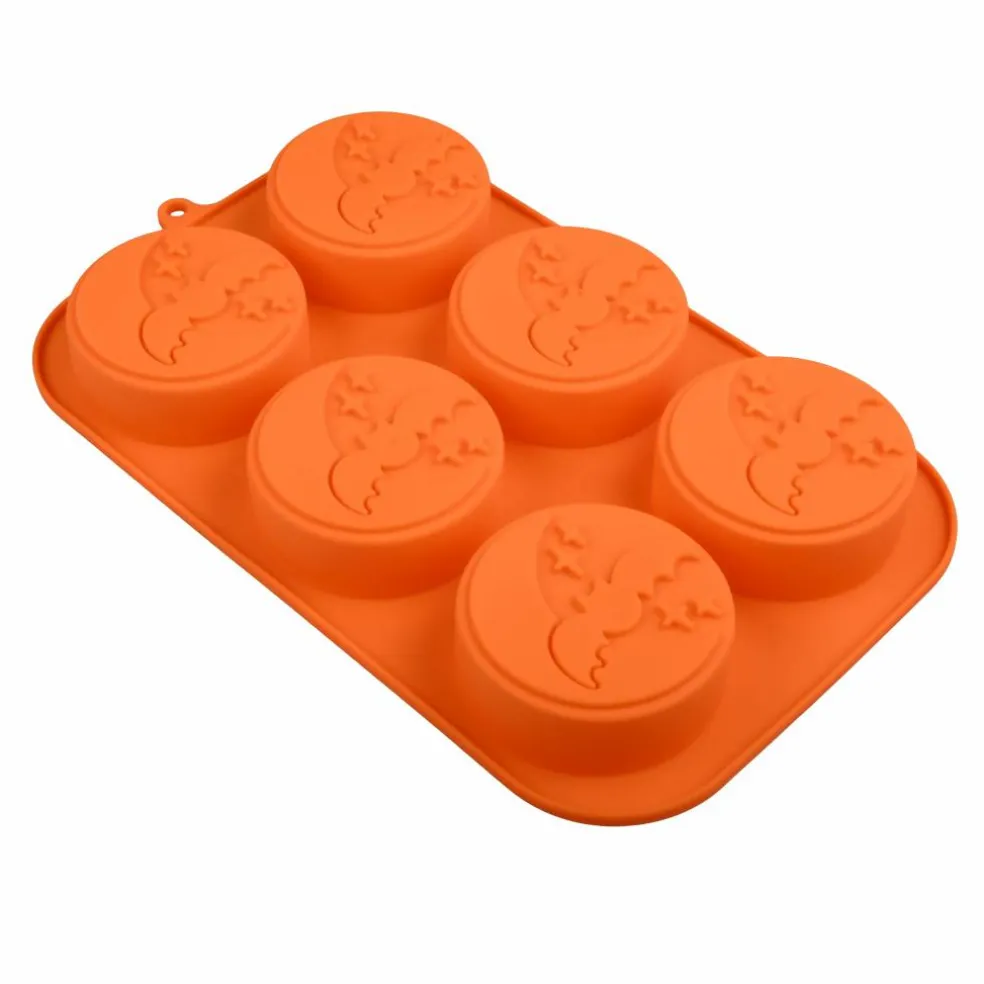 Halloween Bat with Moon & Stars Silicone Treat Mold by Makery™