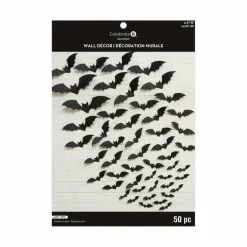 Halloween Black Bats Paper Fan Wall Décor by Celebrate It™