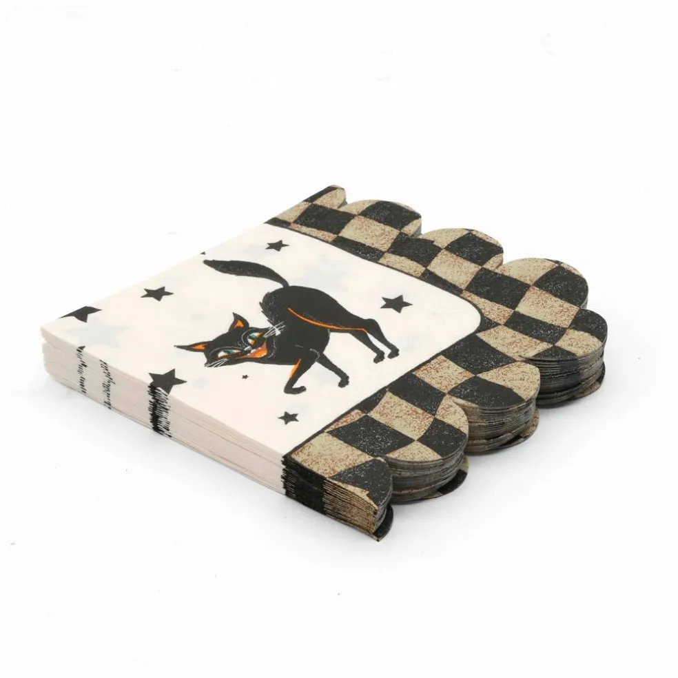 Halloween Black Cat Beverage Napkins, 20ct. by Celebrate It™