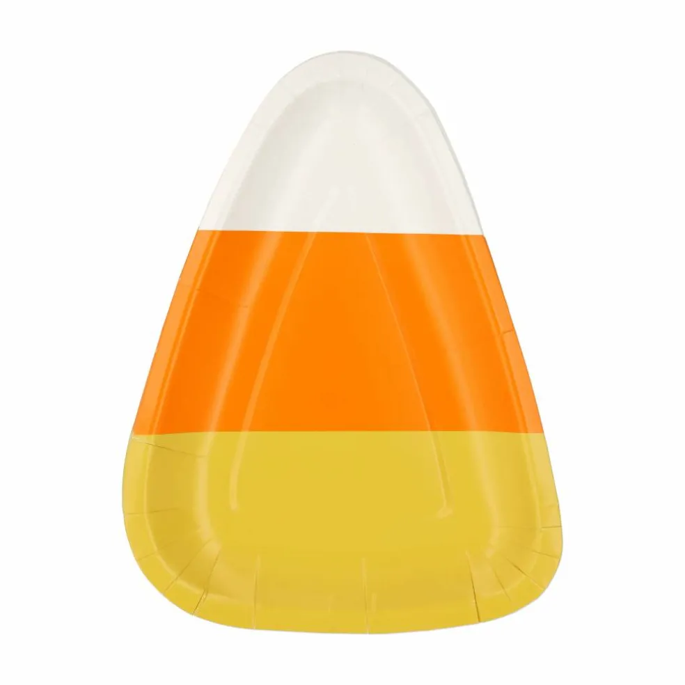 9" Halloween Candy Corn Dinner Plates, 10ct. by Celebrate It™