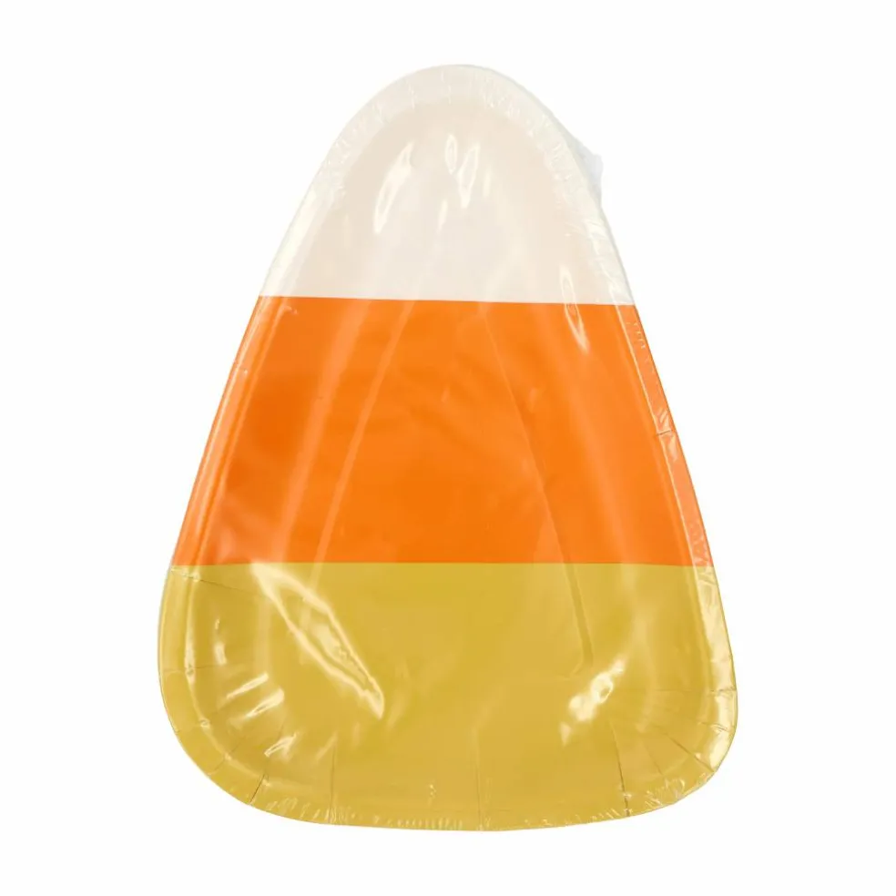 9" Halloween Candy Corn Dinner Plates, 10ct. by Celebrate It™