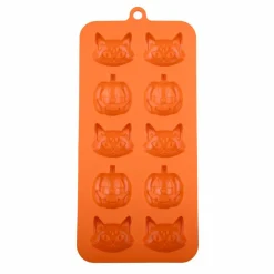 Halloween Cat & Jack-O'-Lantern Silicone Candy Mold by Makery™