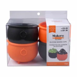 Halloween Cauldron Silicone Baking Cups, 4ct. by Makery™