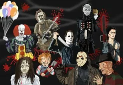 Halloween collage Edible Icing Sheets-fits 1/4 sheet cake or larger
