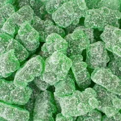 Halloween Colors Sugar Sanded Gummy Bears by Just Candy