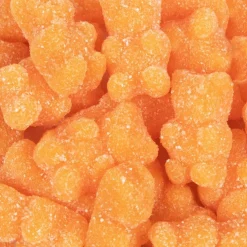 Halloween Colors Sugar Sanded Gummy Bears by Just Candy