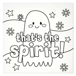 Halloween Color Your Own Ghost Canvas Painting Kit by Creatology™