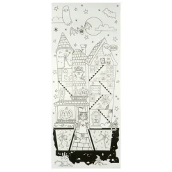 Halloween Color Your Own Witch & Haunted House Color-in Poster by Creatology™