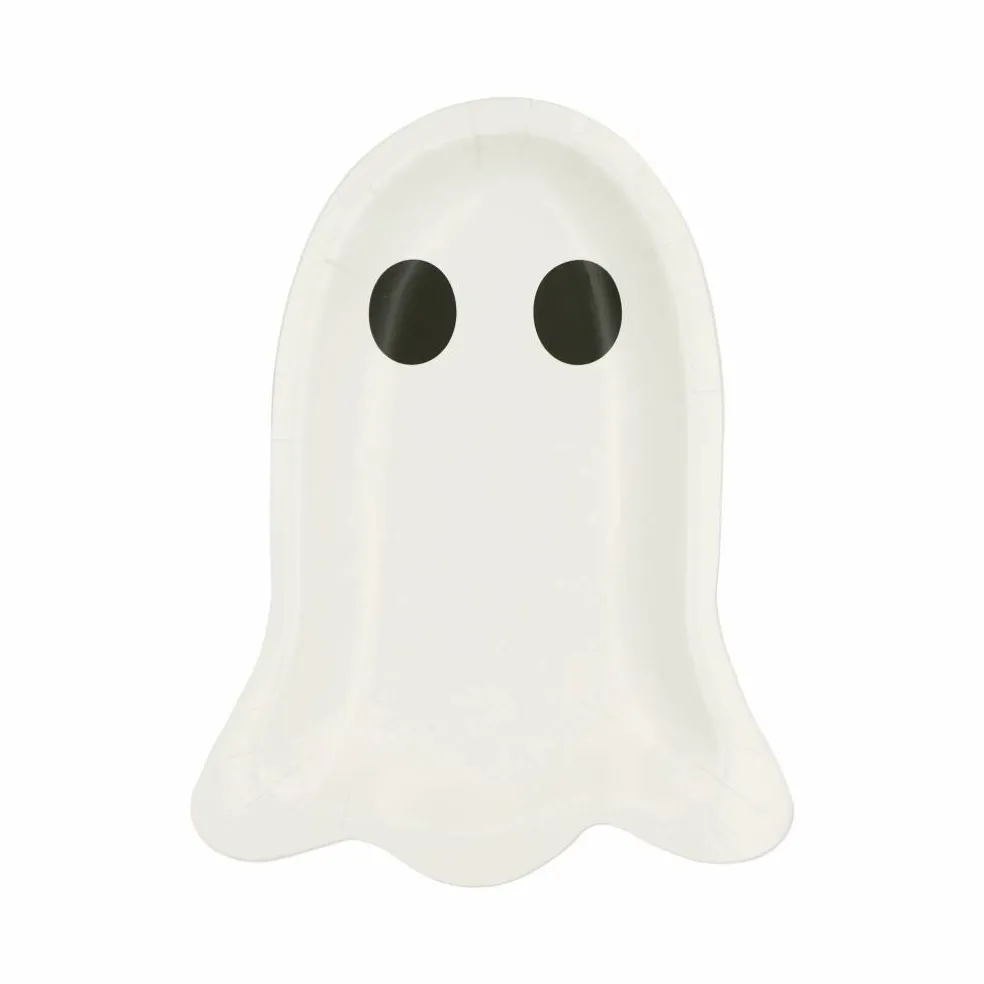 7" Halloween Ghost Paper Snack Plates, 10ct. by Celebrate It™