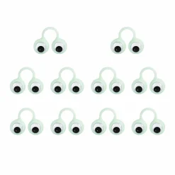Halloween Glow-in-the-Dark Wiggle Eye Rings by Creatology™