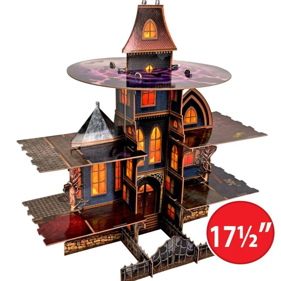 Halloween Haunted House Cupcake Stand
